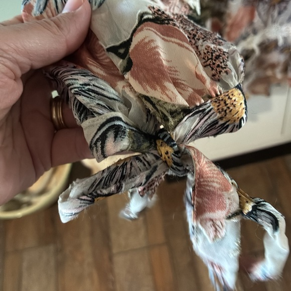 For Love and Lemons sz S Floral Lace Trim Women's Tunic Top Mini Dress euc - Picture 4 of 13